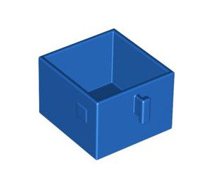 Duplo Blue Drawer with Handle (4891)