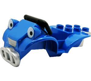 Duplo Blau Quad/Bike Körper mit Augen und Silber Gitter (54005 / 55886)