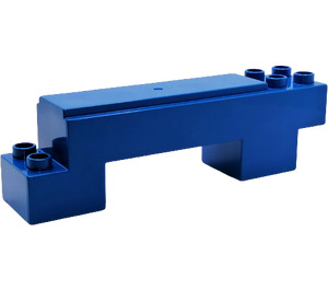 Duplo Blue Rail Straight 2 x 7 x 2 (31211)