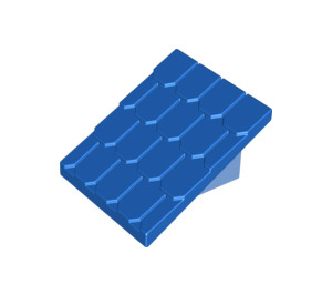 Duplo Blue Shingled Roof 2 x 4 x 2 (55958 / 73566)