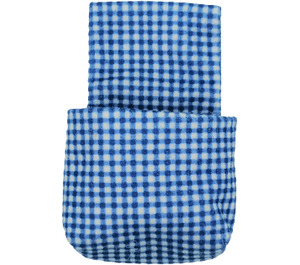 Duplo Bleu Sac de couchage avec Checked Paterne (42868)