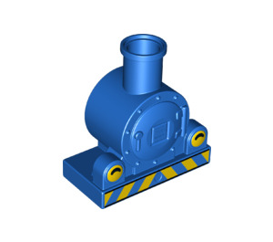 Duplo Blau Steam Motor Vorderseite (26386)