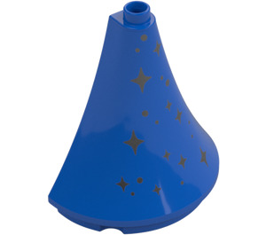 Duplo Blauw Steeple Halve Rond 3 x 5 x 4 met Sterren (98238 / 101594)