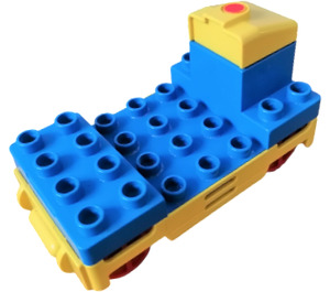 Duplo Blauw Treinbasis met Accu Compartment (75704)