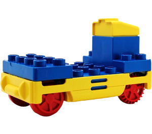 Duplo Blauw Treinbasis met Accu Compartment (75704)