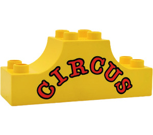 Duplo Bow 2 x 6 x 2 with "CIRCUS" (4197)