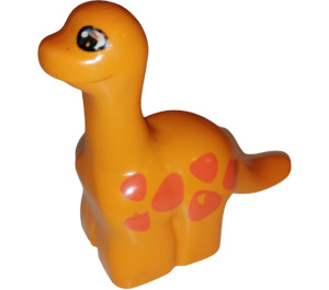 Duplo Brachiosaurus Bebis med Röd Spots (31045)