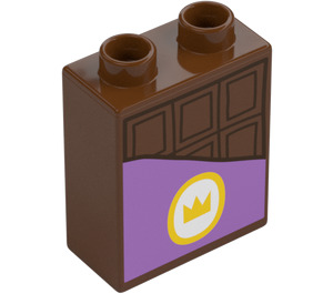 Duplo Steen 1 x 2 x 2 met Chocolate Staaf (4066)