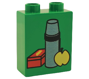 Duplo Brique 1 x 2 x 2 avec Lunch Boîte sans tube à l'intérieur (4066)