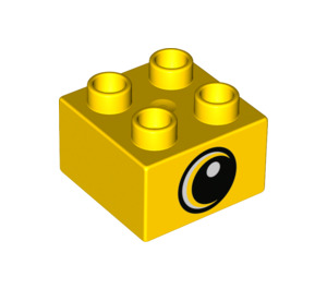 Duplo Brick 2 x 2 with Eye (3437 / 43763)