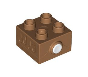 Duplo Brick 2 x 2 with Sound Button (84288)