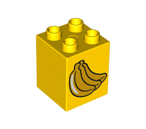 Duplo Brick 2 x 2 x 2 with Bananas (19415 / 31110)