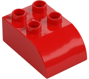 Duplo Brick 2 x 3 with Curved Top (2302)