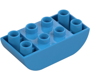 Duplo Steen 2 x 4 met Gebogen Onderkant (98224)