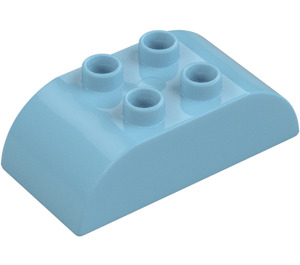 Duplo Brick 2 x 4 with Curved Sides (98223)