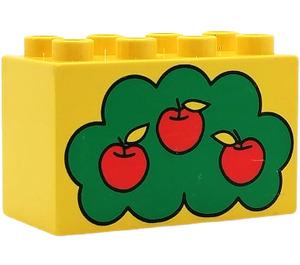 Duplo Brick 2 x 4 x 2 with Apple Tree (31111 / 82888)