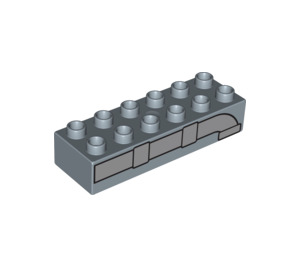 Duplo Brick 2 x 6 with Water Pipe (2300 / 53172)