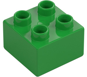 Duplo Bright Green Brick 2 x 2 (3437 / 89461)