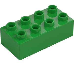 Duplo Verde brillante Ladrillo 2 x 4 (3011 / 31459)