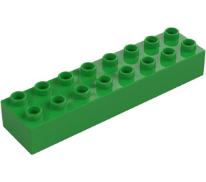 Duplo Verde brillante Ladrillo 2 x 8 (4199)