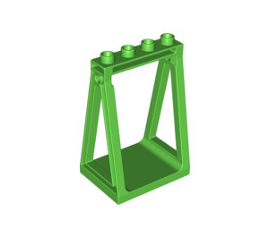 Duplo Bright Green Swing Stand (6496)