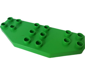 Duplo Leuchtendes Grün Flügel Platte 3 x 8 (2156)