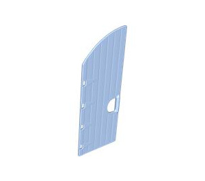 Duplo Bright Light Blue Door Wood 4 x 7 with 4 Hinges (66820 / 98239)