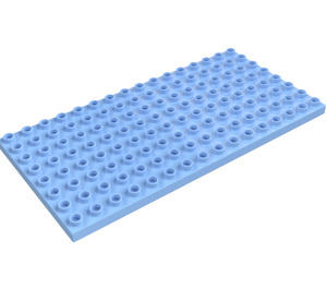 Duplo Bright Light Blue Plate 8 x 16 (6490 / 61310)