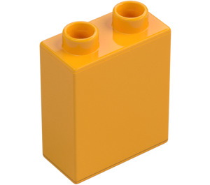 Duplo Bright Light Orange Brick 1 x 2 x 2 (4066 / 76371)