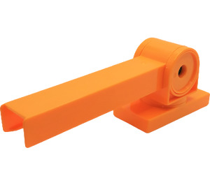 Duplo Bright Light Orange Crane Lever lower section (40633)