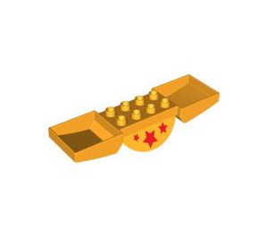 Duplo Kirkkaanvaaleanoranssi Seesaw 4 x 10Stars (62663 / 62976)