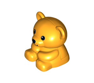 Duplo Bright Light Orange Teddy Bear (11385)