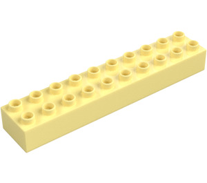 Duplo Helder lichtgeel Steen 2 x 10 (2291)