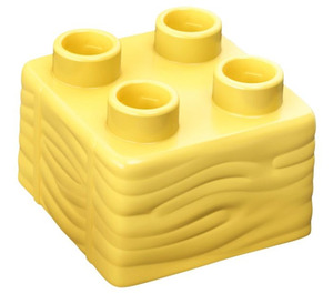 Duplo Bright Light Yellow Brick 2 x 2 Hay (69716)