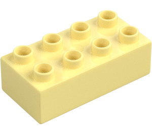 Duplo Helder lichtgeel Steen 2 x 4 (3011 / 31459)