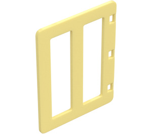 Duplo Giallo chiaro brillante Porta 4 x 5 con Cut Out (65111)