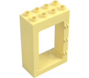 Duplo Lysegul Dør Ramme 2 x 4 x 5 (92094)