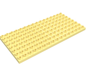 Duplo Giallo chiaro brillante Piastra 8 x 16 (6490 / 61310)