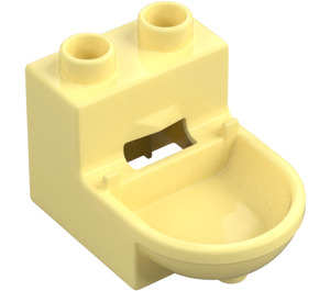 Duplo Světle žlutá Toilet (4911)