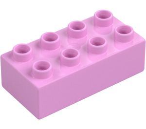 Duplo Klarrosa Kloss 2 x 4 (3011 / 31459)