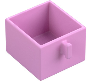 Duplo Klarrosa Drawer med Handtag (4891)