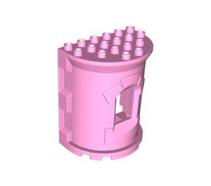 Duplo Fel roze Tower 6 x 4 x 6 (52024)