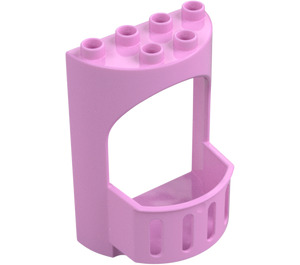 Duplo Bright Pink Tower with Balcony 3 x 4 x 5 (98236)