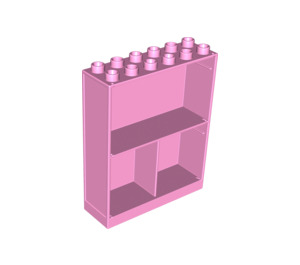 Duplo Bright Pink Wall 2 x 6 x 6 Shelf (6461)