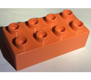 Duplo Orange Rougeâtre Vif Brique 2 x 4 (3011 / 31459)