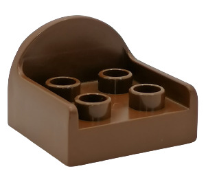 Duplo Brown Log Chair (31065)