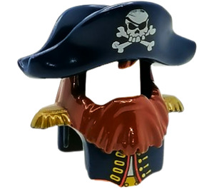 Duplo Captains Hat with Skull and Crossbones (55433)