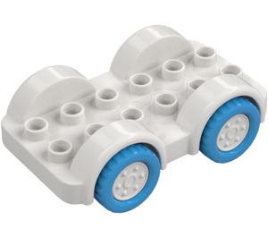 Duplo Car with Blue Wheels (35026)