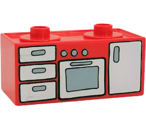 Duplo Cooker jossa Drawers (4907 / 42782)