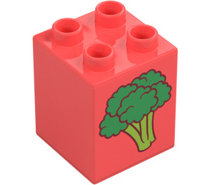 Duplo Koralle Stein 2 x 2 x 2 mit Broccoli (31110 / 105426)